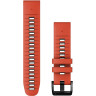 Ремешок GARMIN EPIXPRO (G2) 22MM QUICKFIT FLRED/GRPHT SILCN BND 010-13280-04